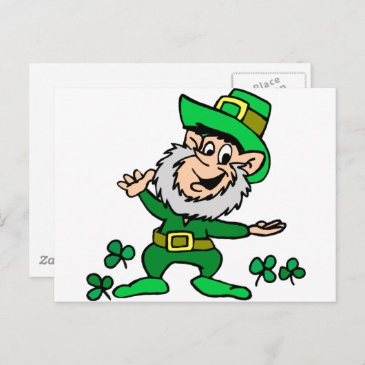 Carte Postale Leprachaun (Devant / Derrière)