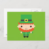 Carte postale Leprechaun (Devant / Derrière)