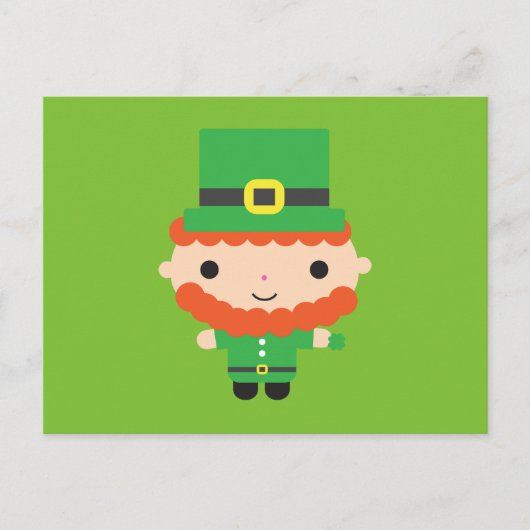 Carte postale Leprechaun (Devant)