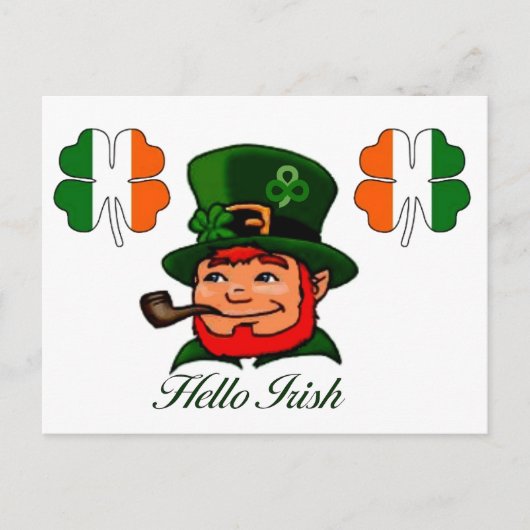 Carte postale Leprechaun (Devant)