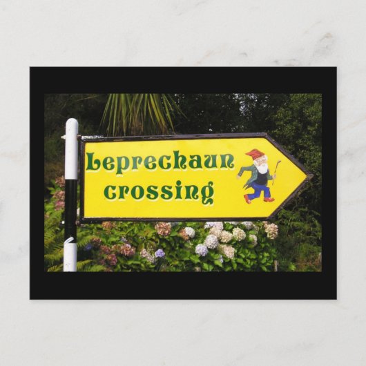 Carte postale Leprechaun Crossing (Devant)