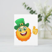 Carte Postale leprechaun emoji (Debout devant)