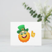 Carte Postale leprechaun emoji (Debout devant)