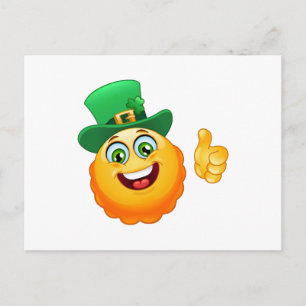 Carte Postale leprechaun emoji
