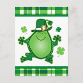 Carte postale Leprechaun Frog (Devant)