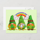 Carte Postale Leprechaun Gnomes (Devant / Derrière)