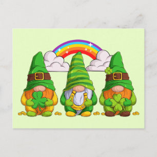 Carte Postale Leprechaun Gnomes