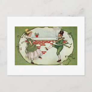 Carte Postale Leprechauns amoureux
