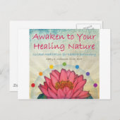 Carte Postale L'équilibre de Chakra (Devant / Derrière)