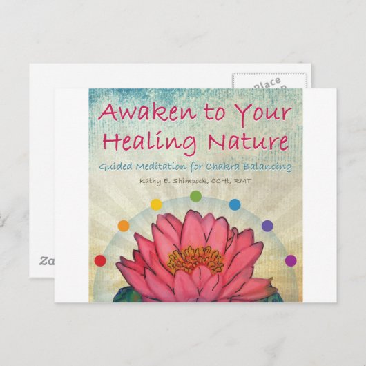 Carte Postale L'équilibre de Chakra (Devant / Derrière)