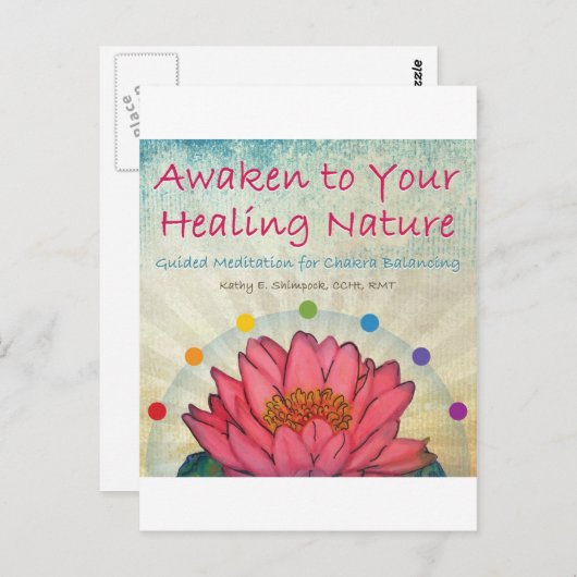 Carte Postale L'équilibre de Chakra (Devant / Derrière)