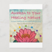 Carte Postale L'équilibre de Chakra (Devant)