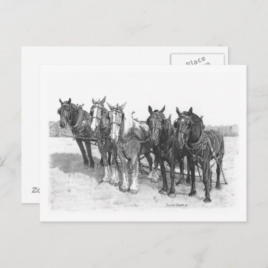 Carte Postale L'équipe (Devant / Derrière)