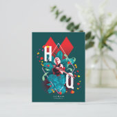 Carte Postale L'équipe du suicide | Harley Quinn Floral Diamond (Debout devant)