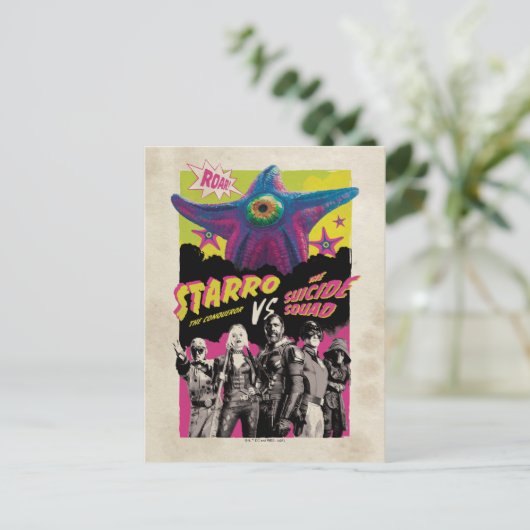 Carte Postale L'équipe du suicide | Starro Vs L'Équipe Suicide (Debout devant)