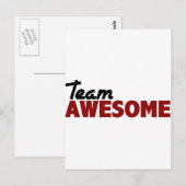 Carte Postale L'équipe géniale (Devant / Derrière)