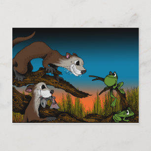 Carte Postale L'erreur de la grenouille