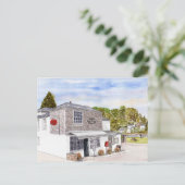 Carte postale 'Lerryn River Store' (Debout devant)