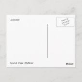 Carte Postale Lerwick Closs (Dos)