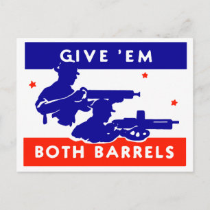 Carte Postale Les 2ème guerre mondiale leur donnent les deux bar