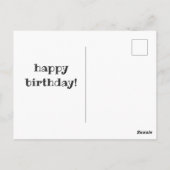 Carte Postale Les 40 premières années de l'enfance sont les plus (Dos)