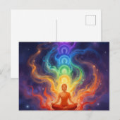 Carte Postale Les 7 Chakras (Devant / Derrière)