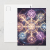 Carte Postale Les 7 chakras (Devant / Derrière)