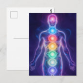 Carte Postale Les 7 Chakras (Devant / Derrière)