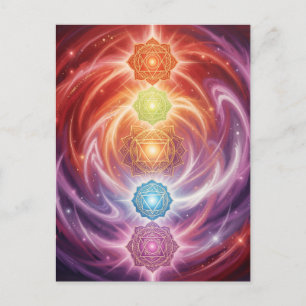 Carte Postale Les 7 Chakras´10