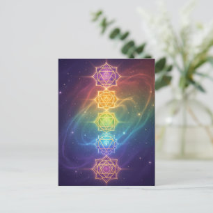 Carte Postale Les 7 Chakras '11