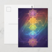Carte Postale Les 7 Chakras '11 (Devant / Derrière)