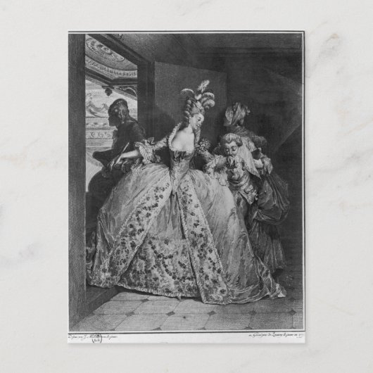 Carte Postale Les adieux (Devant)