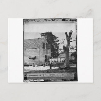 Carte Postale Les Afro-Américains préparent le coton vers 1862