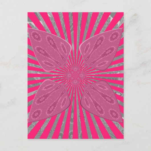 Carte Postale Les ailes de la fleur électrique : Un Edgy Vivily  (Devant)