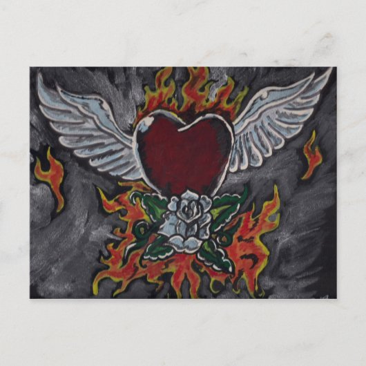 Carte Postale Les ailes de l'amour (Devant)