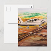 Carte Postale Les ailes sur le Kansas (Devant / Derrière)