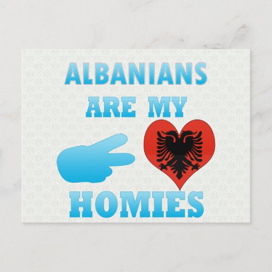 Carte Postale Les Albanais sont mes Hommes (Devant)