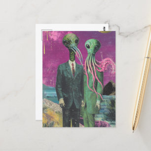 Carte Postale Les Aliens