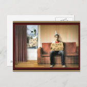 Carte Postale Les Aliens sont proches - (Devant / Derrière)