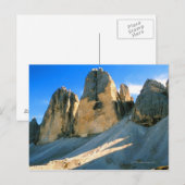 Carte Postale Les Alpes italiennes (Devant / Derrière)