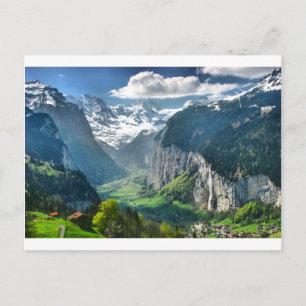 Carte Postale Les Alpes Suisses