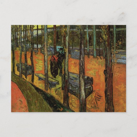 Carte Postale Les Alyscamps (Cimetière) de Vincent van Gogh (Devant)