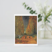 Carte Postale Les Alyscamps Van Gogh Art (Debout devant)