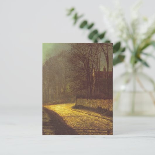 Carte Postale Les amants de John Atkinson Grimshaw (Debout devant)