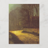 Carte Postale Les amants de John Atkinson Grimshaw (Devant)