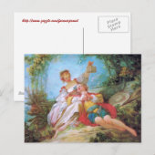 Carte Postale Les amants heureux (Devant / Derrière)