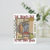 Carte Postale Les amateurs de chevaux cadeaux (Debout devant)