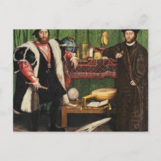 Carte Postale Les Ambassadeurs, 1533 (Devant)