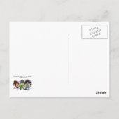 Carte Postale Les amis ne laissent pas les amis se nourrir seuls (Dos)