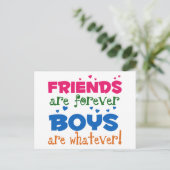 Carte Postale Les amis sont pour toujours (Debout devant)